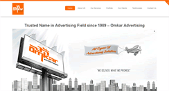 Desktop Screenshot of omkaradvertising.com