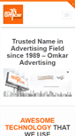 Mobile Screenshot of omkaradvertising.com